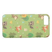 Cute Forest Woodland Animal Pattern Case-Mate iPhone Case (Achterkant (Horizontaal))
