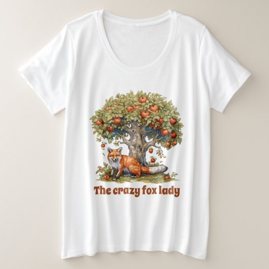 Cute fou fox lady personnalisable (Design devant)