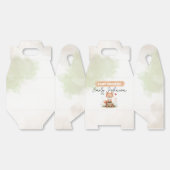 Cute fox baby shower  bedankdoosjes (Ongevouwen)