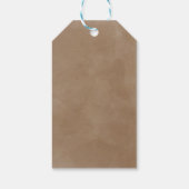 Cute fox baby shower  cadeaulabel (Achterkant)