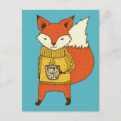 Cute Fox briefkaart (Voorkant)