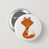 Cute Fox Button (Voorkant /achterkant)