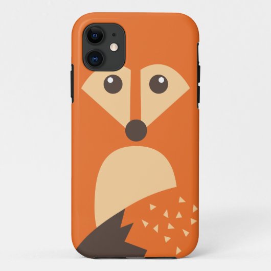Cute Fox Character iPhone 5/5S Hoesje (Achterkant)