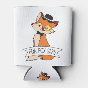 Cute Fox Clipart Oh voor Fox Sake epic Sarcastic Blikjeskoeler
