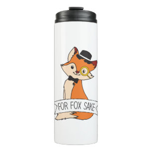 Cute Fox Clipart Oh voor Fox Sake epic Sarcastic Thermosbeker