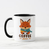 Cute Fox "Coffee Lovers" Mug | Whimsical Forest Mok (Links)