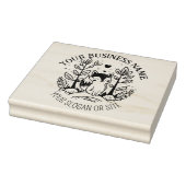 Cute Fox, Custom Business, Large Rubberstempel (Stempel)