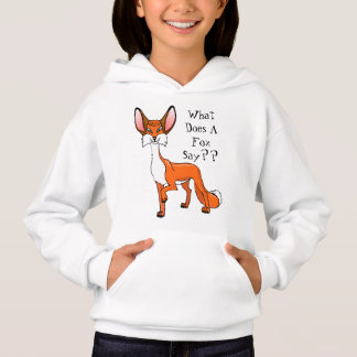 Cute Fox Design Hoodie voor kinderen