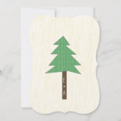 Cute Fox Faire-part de mariage (Dos)