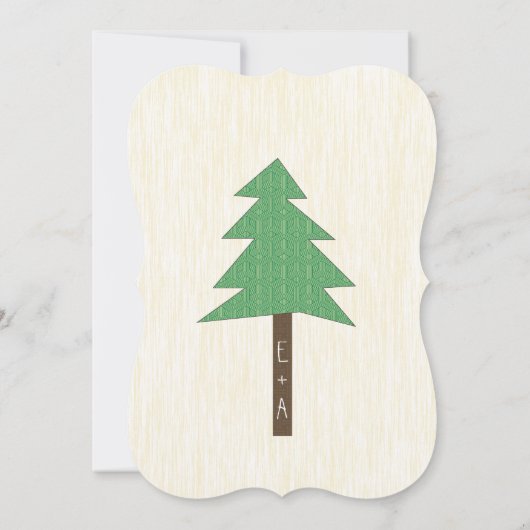 Cute Fox Faire-part de mariage (Dos)