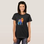 Cute Fox  Graphic  Fox Animal Graphic T-shirt (Voorkant volledig)