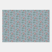 Cute Fox Herfst Autumn Greenery Inpakpapier Vel (Voorkant 2)