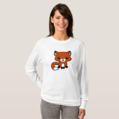 Cute fox-hoes t-shirt (Voorkant volledig)