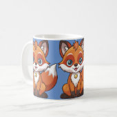 Cute fox koffiemok (Voorkant links)