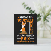 Cute Fox Lover Forest Animal Foxes Briefkaart (Staand voorkant)