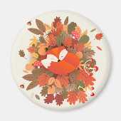 Cute Fox Magneet (Voorkant)