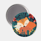 Cute Fox Magnet Magneet (Voorkant / Achterkant)