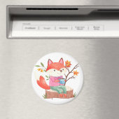 Cute Fox Magnet Magneet (Insitu (Vaatwasser))