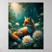 Cute Fox Poster (Voorkant)