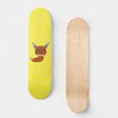 Cute fox skateboard (Voorkant)