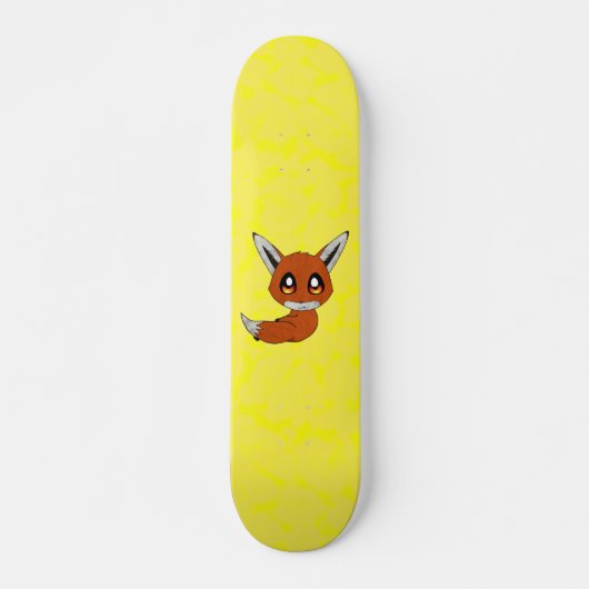 Cute fox skateboard (Voorkant)