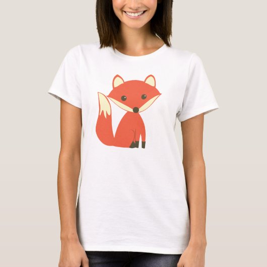 Cute Fox T-shirt (Voorkant)