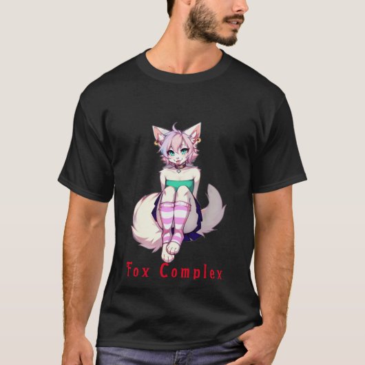 Cute Fox T-Shirt (Voorkant)