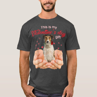 Cute Fox Terrier This Is My Valentine's Day Pajama T-shirt