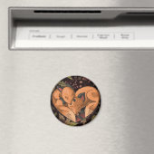 Cute Foxes Magnet Magneet (Insitu (Vaatwasser))
