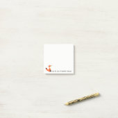 Cute Foxy Friend personaliseren Post-it® Notes (Op bureau)