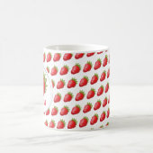 Cute fraise fraîche Coffee Mug (Centre)