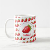 Cute fraise fraîche Coffee Mug (Gauche)