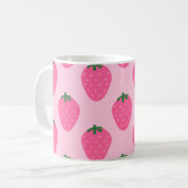 Cute fraise Fruit Art Mug (Devant gauche)