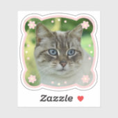 Cute Framed Personalized Afbeelding Sticker (Vel)