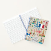 Cute France Icons Notitieboek (Binnen)
