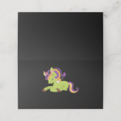 Cute Frankenstein Unicorn Halloween (Buitenkant ongevouwen)