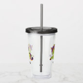 Cute Frankenstein Unicorn Halloween Acryl Drinkbeker (Rechts)