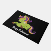 Cute Frankenstein Unicorn Halloween Deurmat (Schuin)