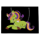 Cute Frankenstein Unicorn Halloween Groot Cadeauzakje (Voorkant)
