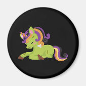 Cute Frankenstein Unicorn Halloween Magnet Magneet (Voorkant)