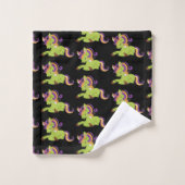 Cute Frankenstein Unicorn Halloween Motif (Gant de toilette)