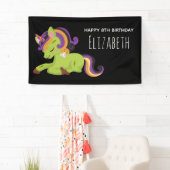 Cute Frankenstein Unicorn Halloween Party Spandoek (Insitu)
