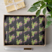 Cute Frankenstein Unicorn Halloween Pattern Tissuepapier (Geschenk)