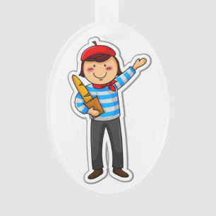 Cute French Boy Ornament