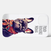 Cute French Bulldog Custom Hoesje-Mate Case-Mate iPhone Case (Achterkant (horizontaal))