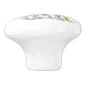 Cute French Bulldog Deb - Ceramic Keramische Knop (Zijkant)