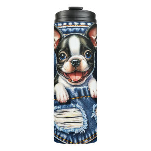 Cute French Bulldog Dog Thermosbeker