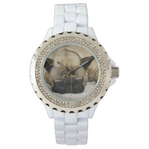 Cute French Bulldog Horloge