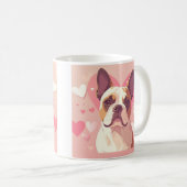 Cute French Bulldog Love Mug (Devant droit)