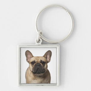 Cute French Bulldog Ma Frenchie Dad Puppy Dog Sleutelhanger